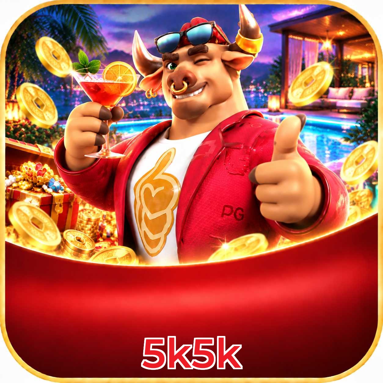 5k5k licenciado com transparência e jogo responsável